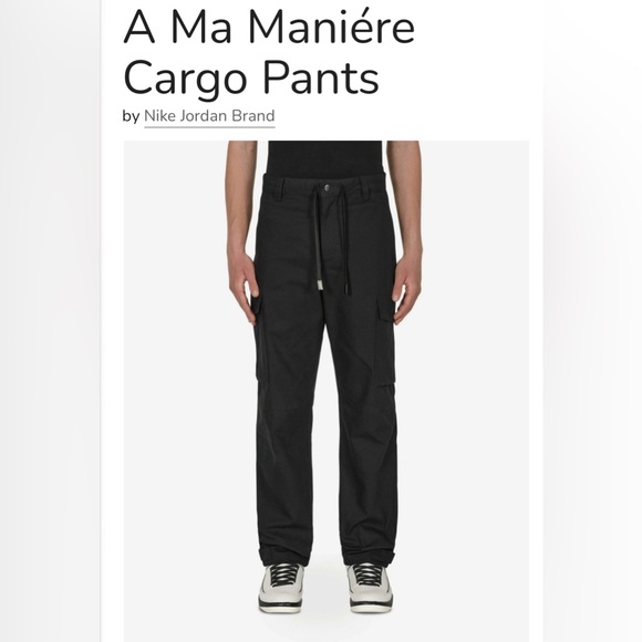 Nike Jordan x A Ma Maniere Cargo Pants Black 30